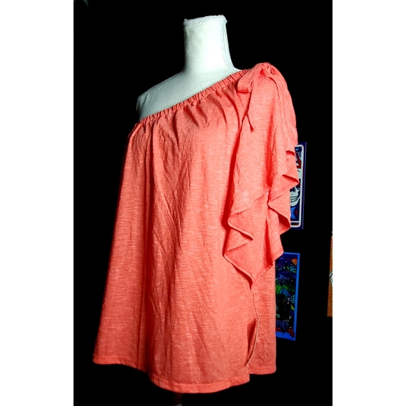 A.n.a. One Sleeve Blouse NWT L - Picture 2 of 4